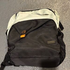 Stylish Black and Cream Baby Bag